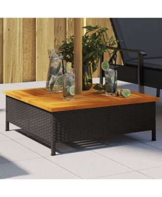 Parasol Base Cover Black and Brown