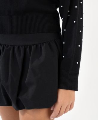 Girls' 7-12 Sweater and Skort, 2-Piece Set
