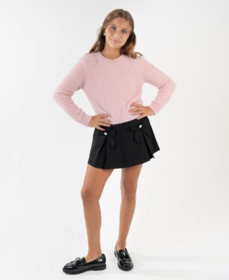 Rare Editions - Girls 7-12 2-Piece Sweater and Skorts Set