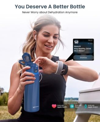 24 oz. Insulated Smart Water Bottle with Hydration Tracking