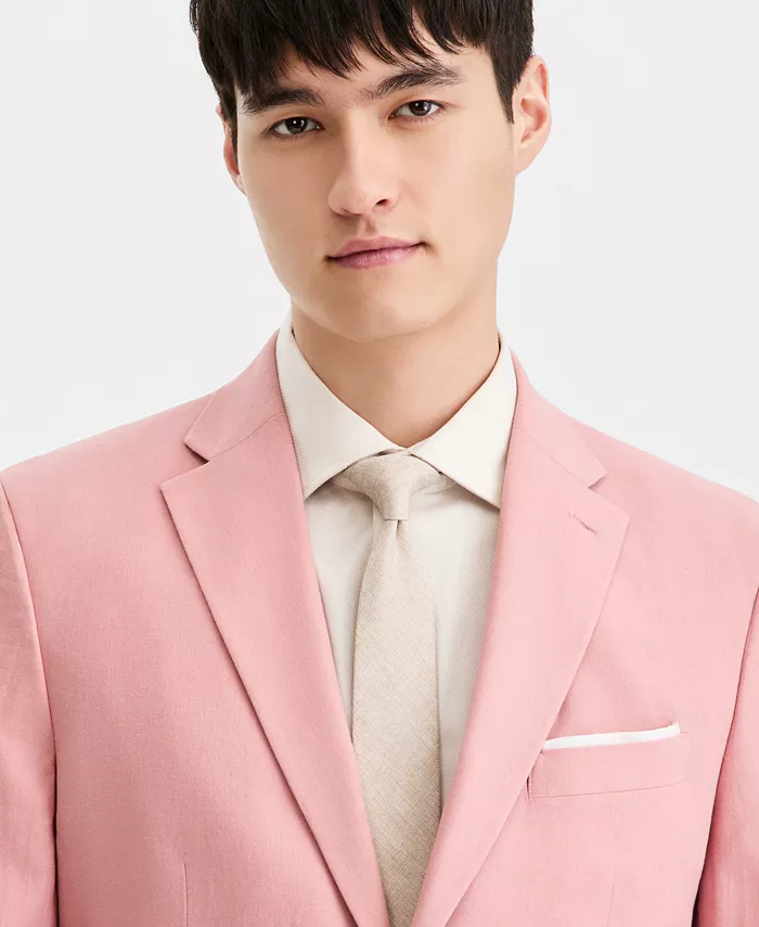 Men's Modern-Fit Linen Blend Blazer - thumbnail 6