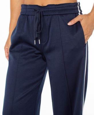 Juniors' Side-Striped Track Pants