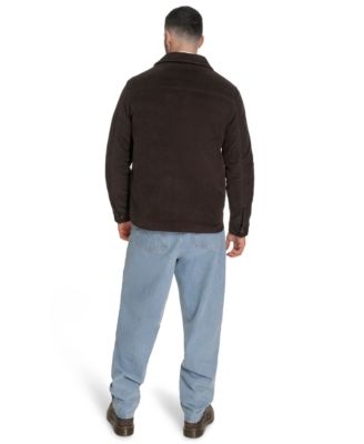 Men's Corduroy Plaid Lining Shirt Jacket