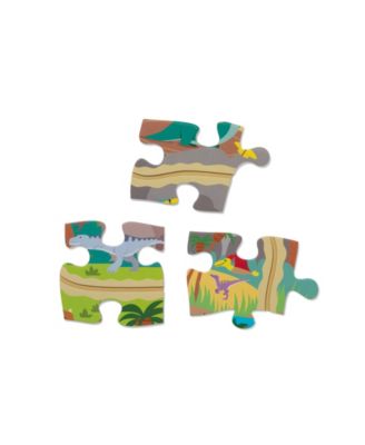 Melissa & Doug Dinosaur Chase Tracks Puzzle