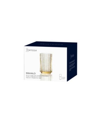 Mahalo Iced Beverage Glasses, Set of 4