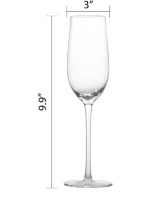 Gala Champagne Flute Glasses, Set of 4