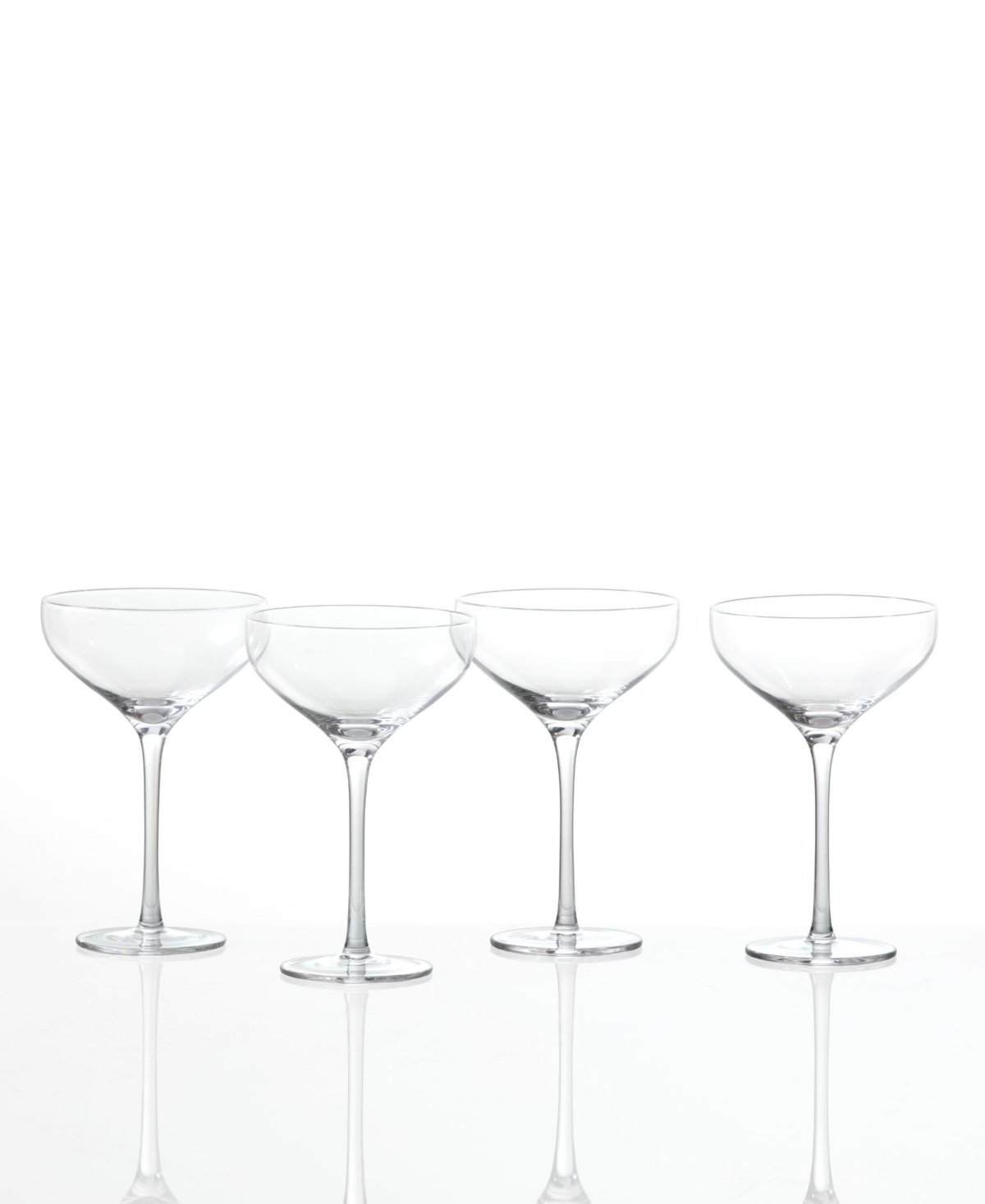 Fortessa Gala Coupe Cocktail Glasses, Set Of 4 In Transparent