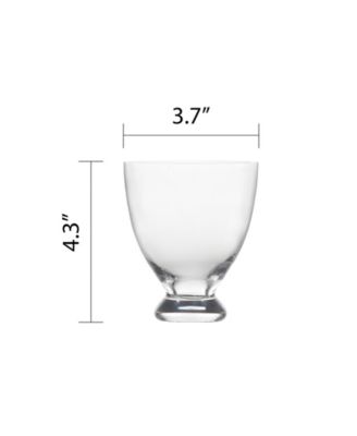 Gala Lowball Cocktail Glasses, Set of 4