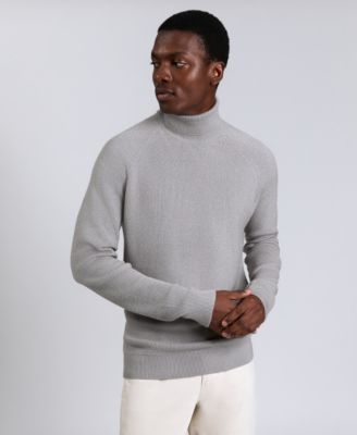 Men's Fold Over Turtleneck Sweater