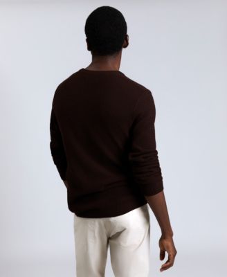 Men's Popcorn Crewneck Sweater