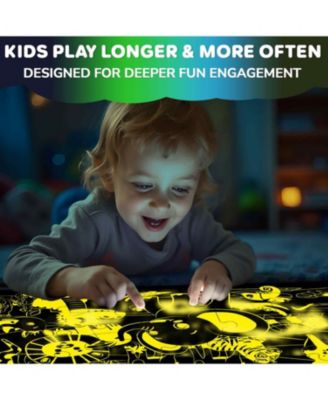 2x3 FT Glow in the Dark Floor Puzzle for Kids Ages 4-8