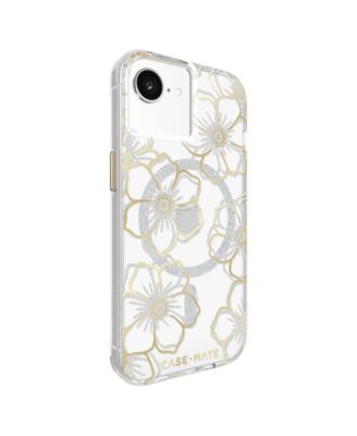Floral Gems MagSafe Case for Apple iPhone 16e / iPhone 15 / iPhone 14 / iPhone 13