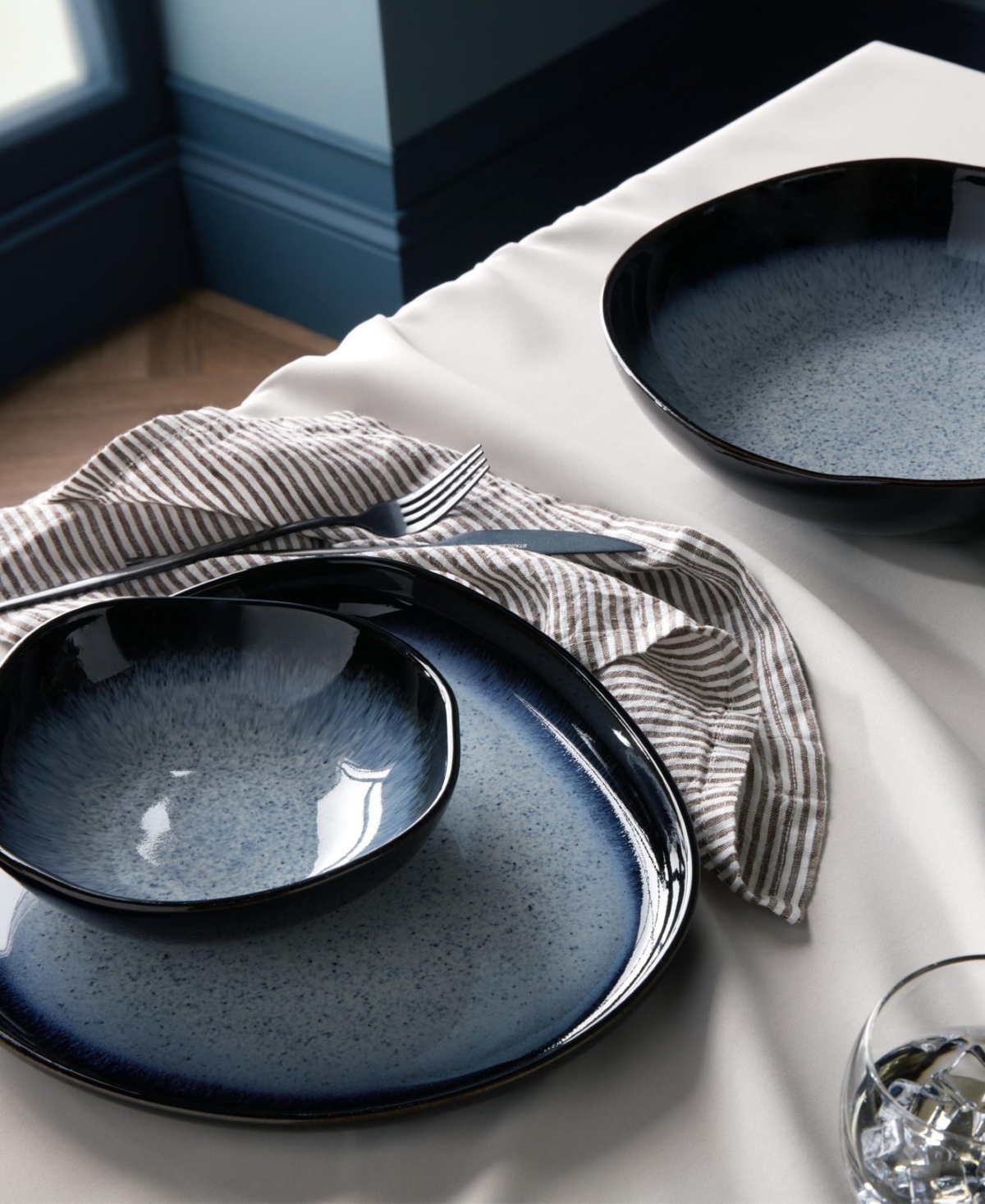 Denby Halo Large Platter In Black