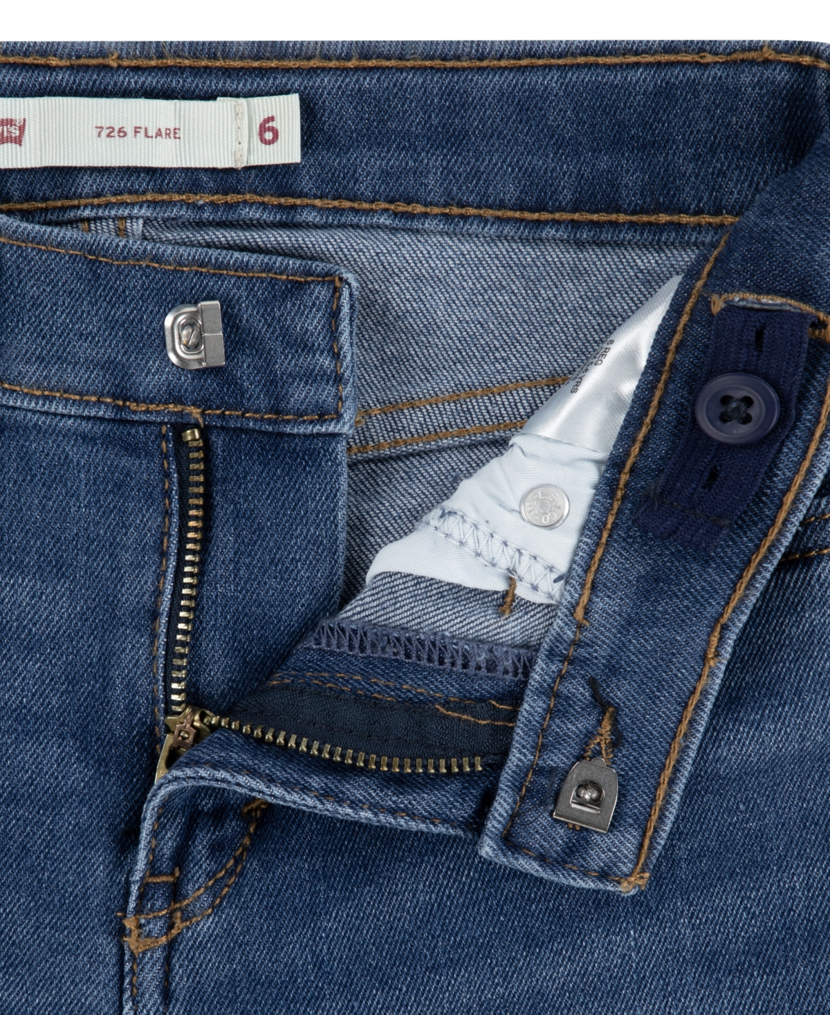 Levi's Girls 2T-6X 726 High-Rise Flare Jeans