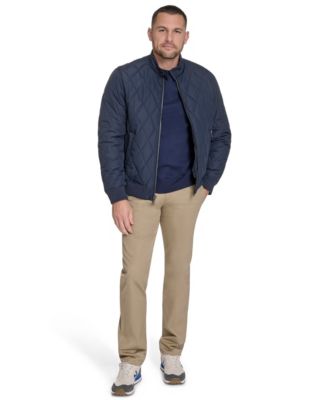 Men's Quilted Bomber Jacket