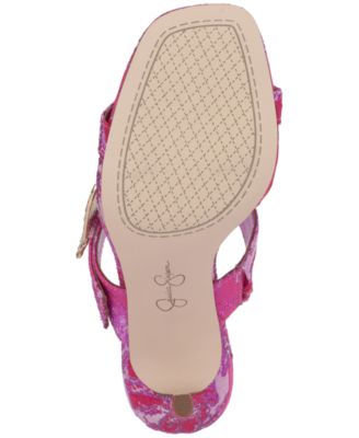 Women's Orrieta Heart Buckle Slip On Dress Sandals