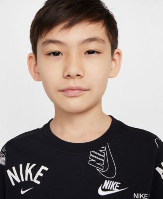 Big Kids Sportswear Printed Cotton T-Shirt