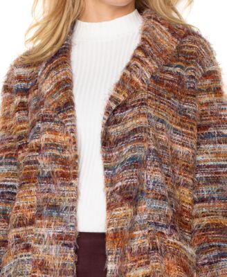 Women's Long Sleeve Open Front Coatigan