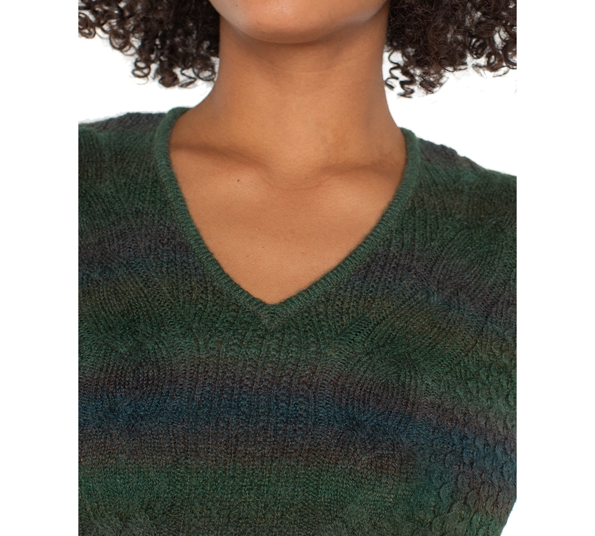 Liverpool Los Angeles Women's Dropped Shoulder V-Neck Sweater