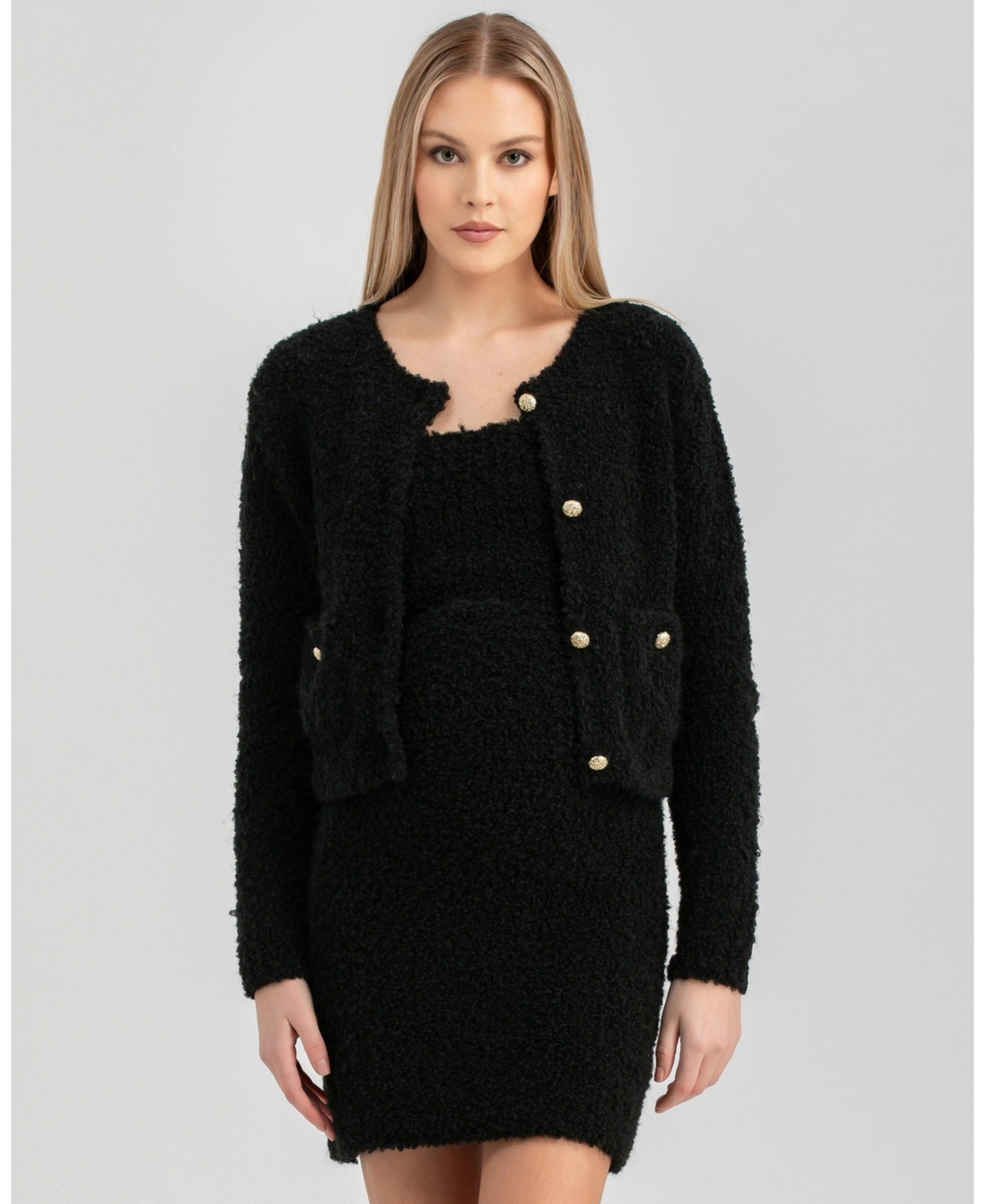 Pietro Brunelli Maternity Button-Front Cardigan Courchevel with Pockets