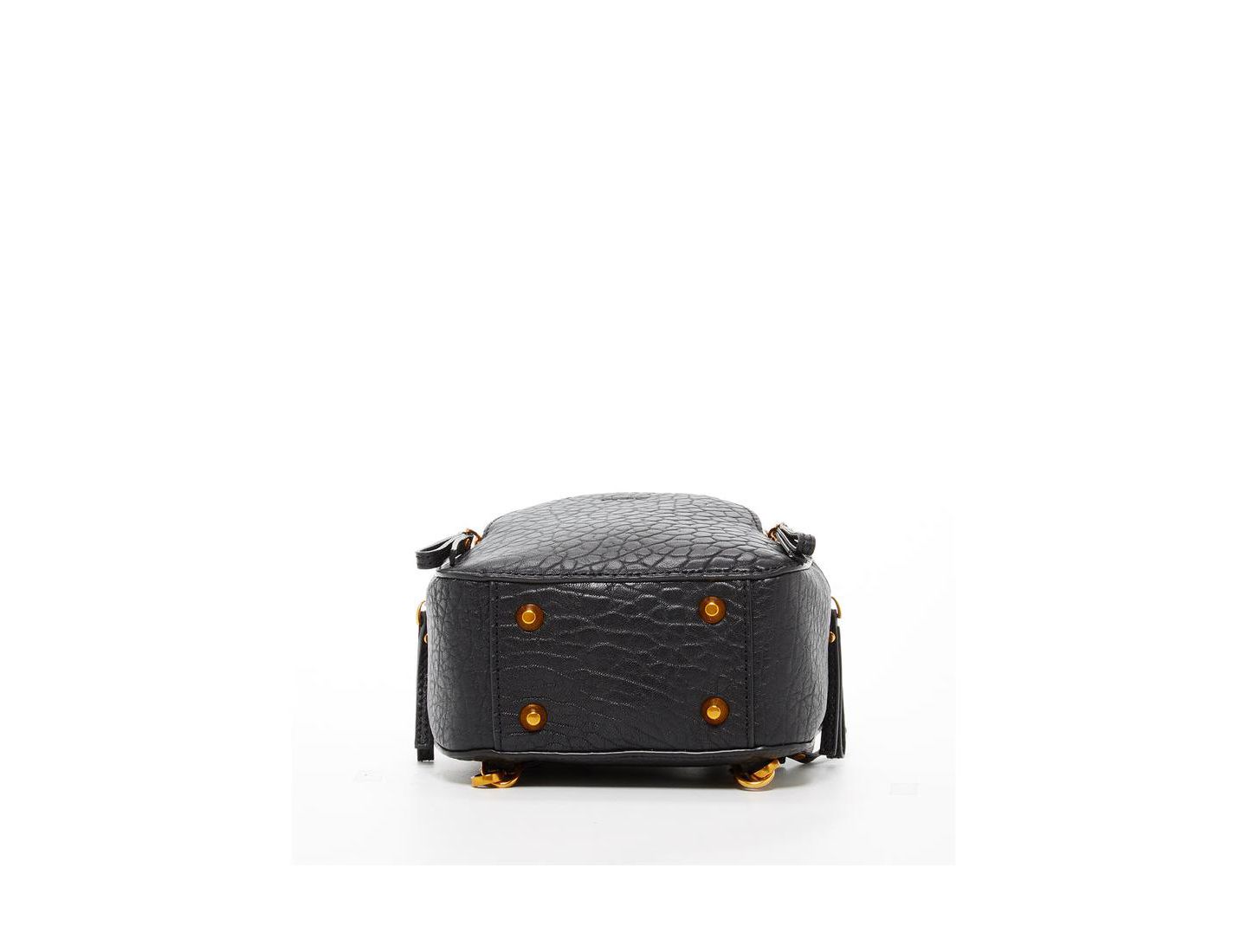 Рюкзак SUSU Small Black Leather Purse for Women Convertible Crossbody Bag Handbag, цвет: Чёрный — фото 9