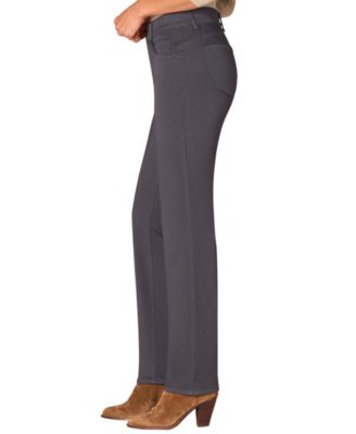 Petite "Ab"solution Straight-Leg Jeans 