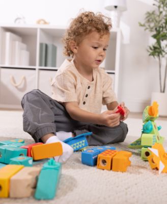 Melissa & Doug Dinosaur Blockables Play Set