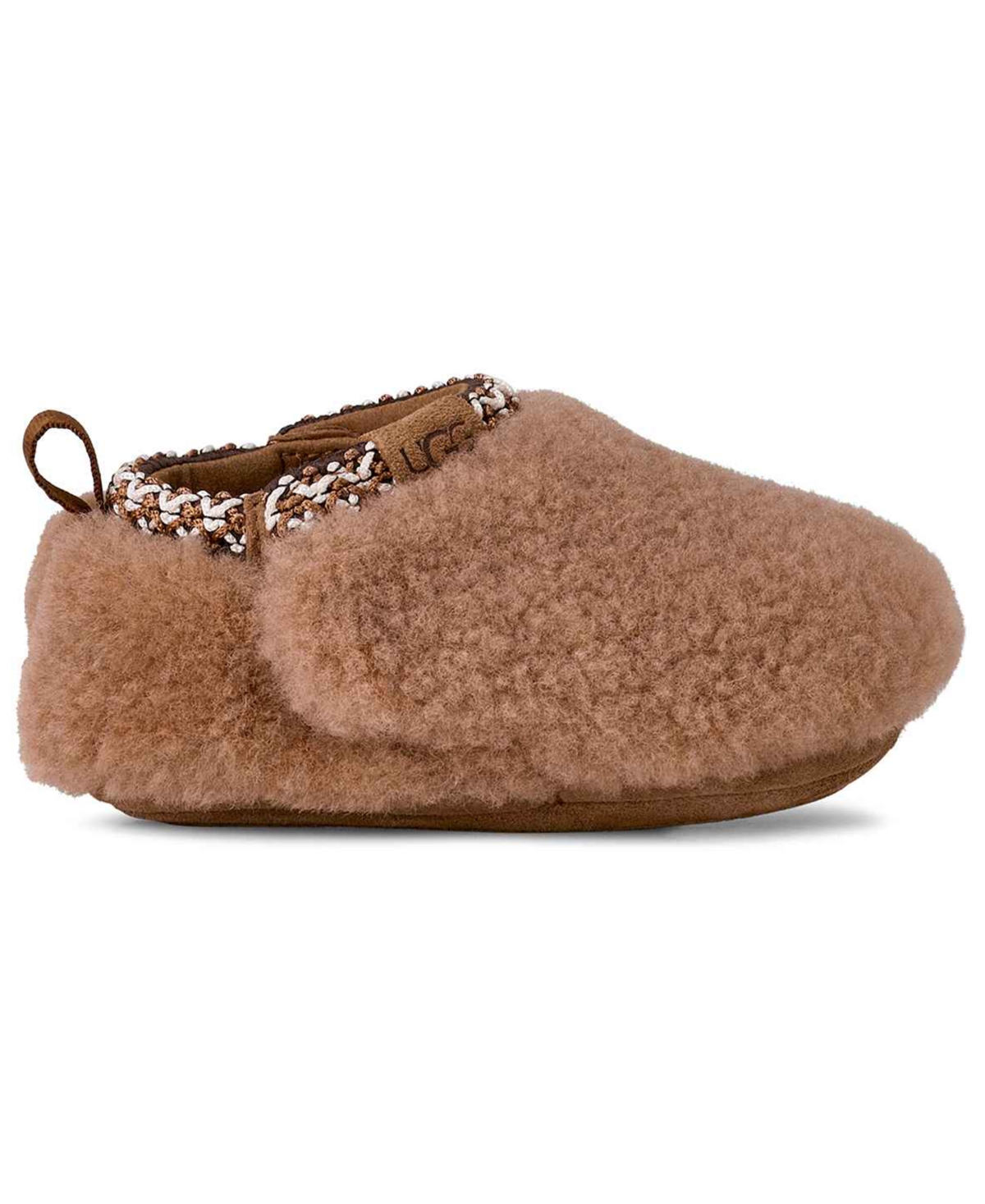 Ugg Baby Tasman Maxi Curly Slippers In Brown