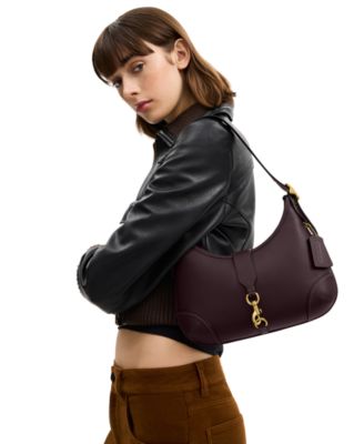 Hamptons Small Leather Hobo Bag