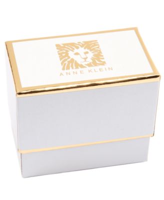 Multi-Stone Gold-Tone Stationed Cuff Bracelet