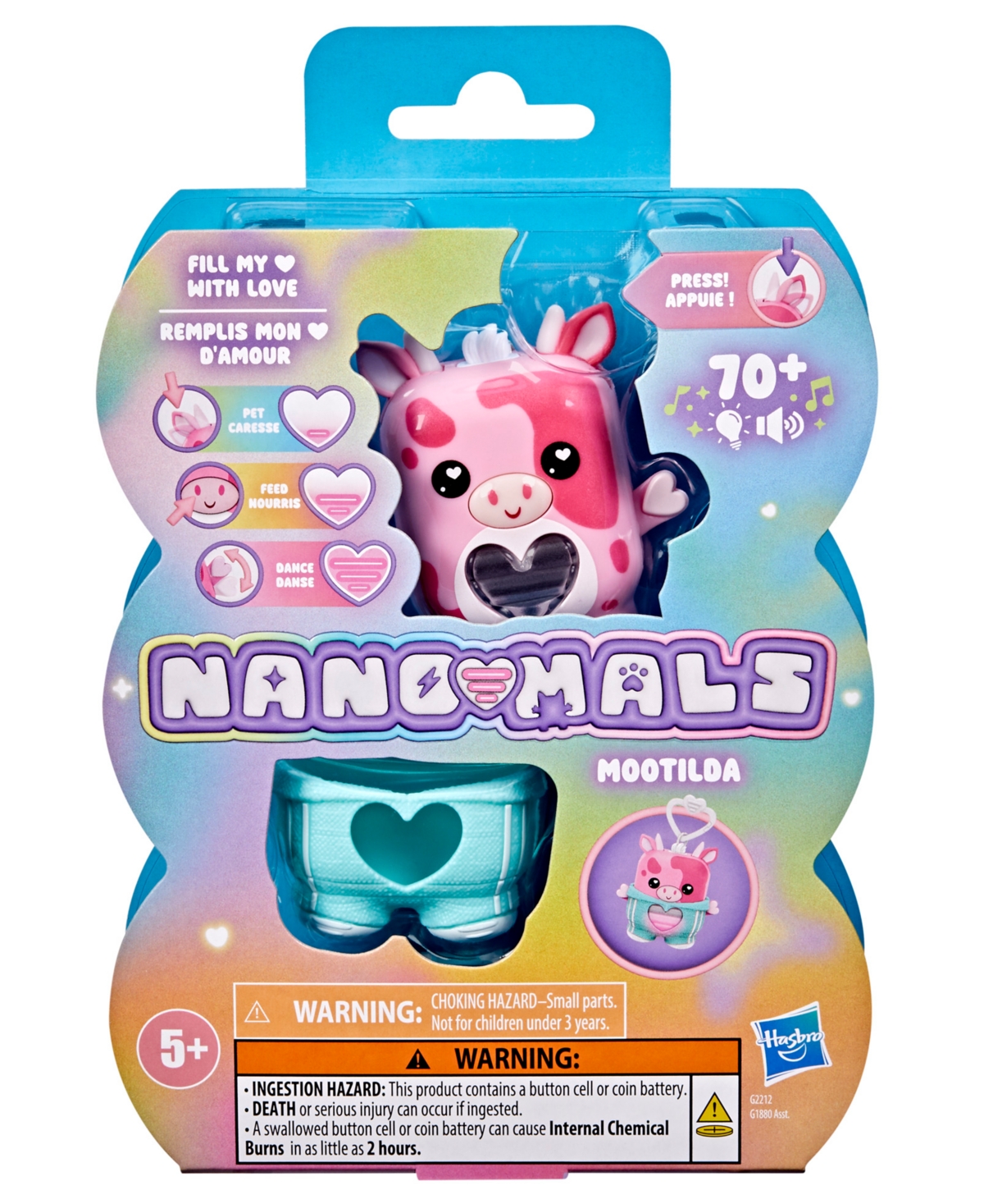 Nano-Mals Hasbro Mootilda The Pink Cow Electronic Pet Toy