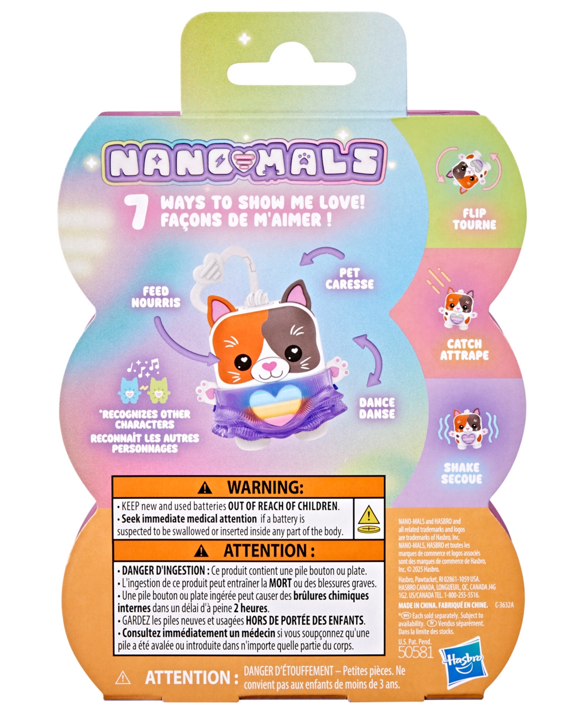 Nano-Mals Hasbro Purrnelope The Calico Kitty Electronic Pet Toy