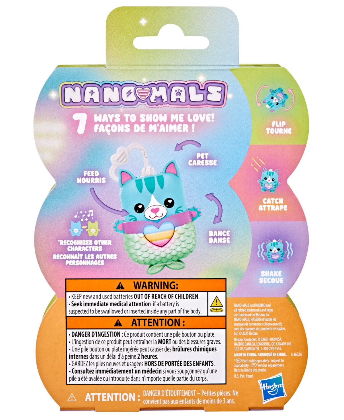 Nano-Mals Hasbro Pawtricia The Blue Kitty Electronic Pet Toy