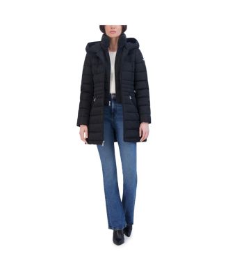 Women's Laundry By Shelli Sega Fitted Puffer Coat