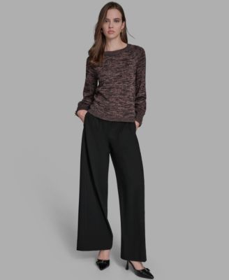 Women's Long Sleeve Cowl Neck Sweater