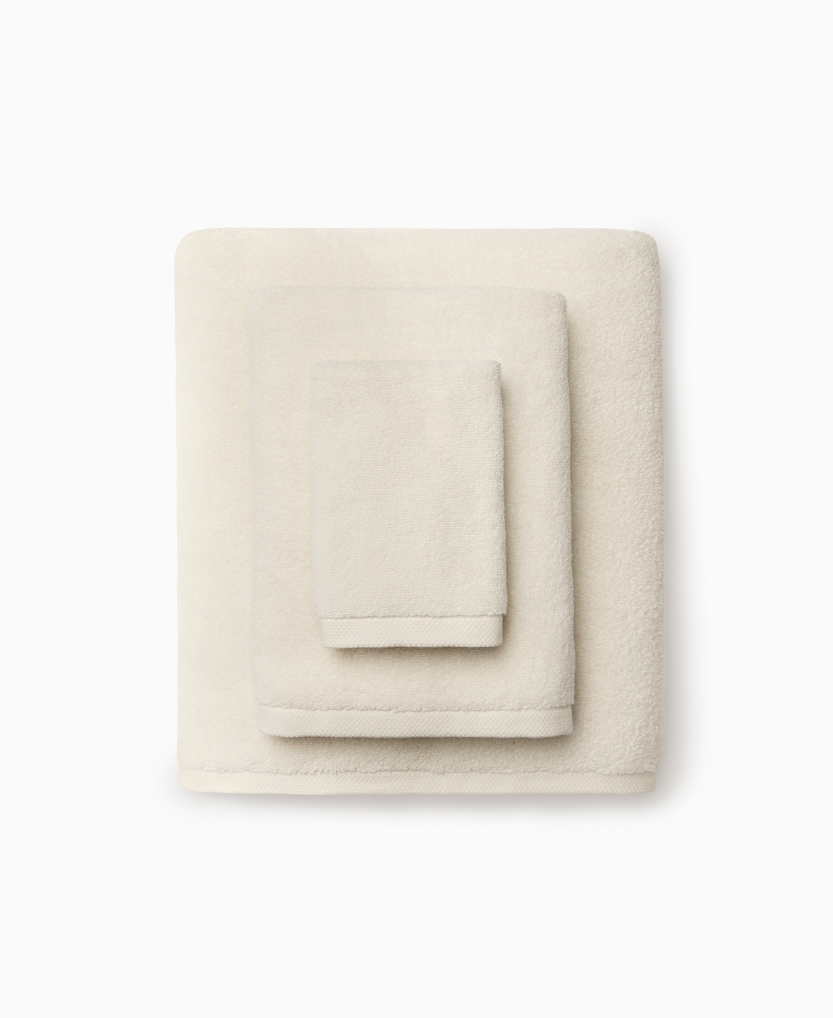 Sferra Cielo 100% Cotton Hand Towel, 20" X 30" In White