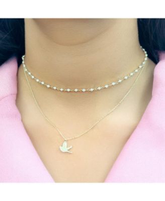 Gold Dove Necklace 14K Gold