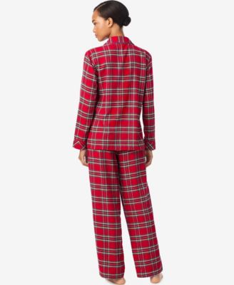 Women's Long Sleeves Notch Collar Pajama Set