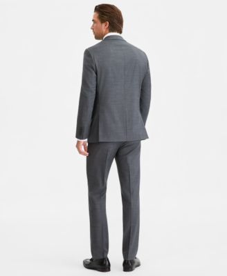 Men's Slim-Fit Wool-Blend Stretch Suit Separates with Vest