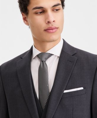 Men's Slim-Fit Wool Suit Jacket