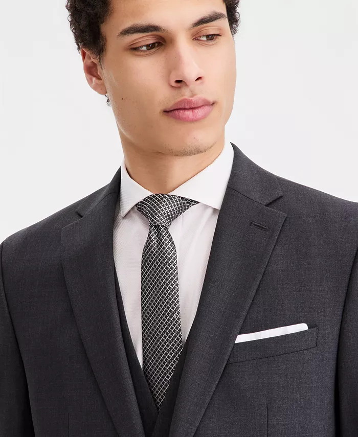 Men's Slim-Fit Wool Suit Jacket - thumbnail 6