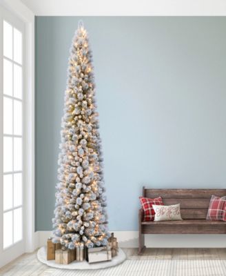 Puleo 7.5ft Pre-Lit Artificial Pine Tree