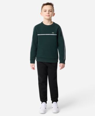 Boys' 8-20 Micro Taping Crewneck Sweatshirt
