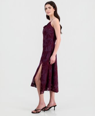 Gaia Cowl-Neck Slip Dress