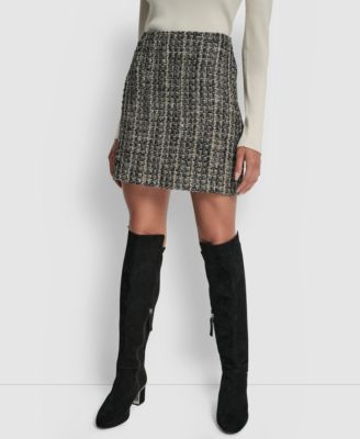 Women's Back Darts Mini Skirt