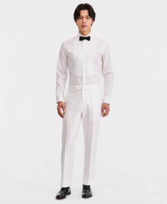Men's Slim-Fit Satin Tuxedo Suit