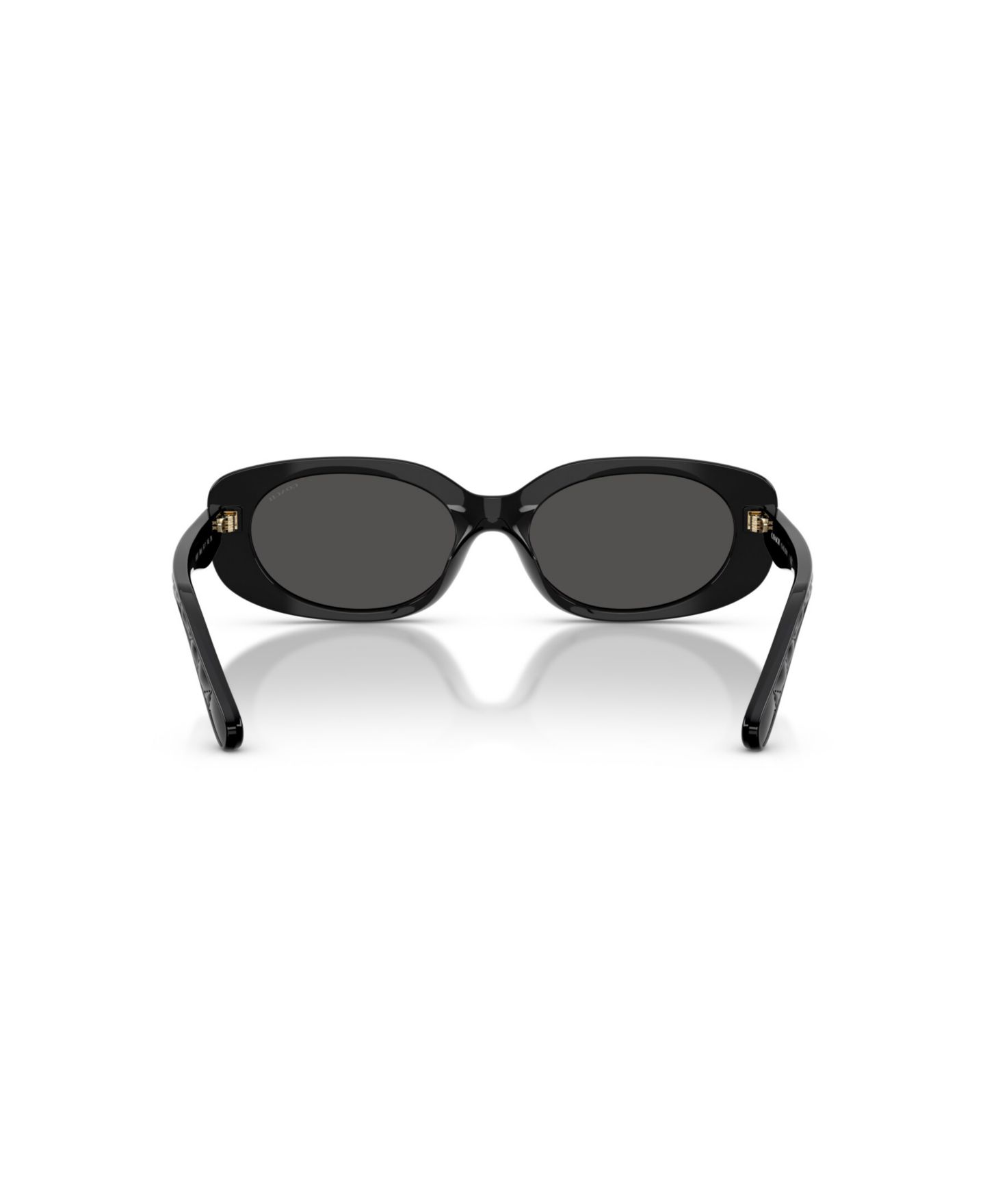 Женские солнцезащитные очки COACH Oval Sunglasses, CBY84 HC8443D, цвет: Чёрный — фото 4