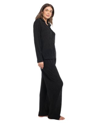 Women's 2-Piece Long Sleeve Top and Pants Pajama Set