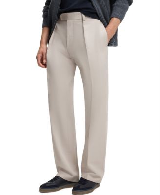 BOSS by Hugo Boss - Men's BECKHAM x BOSS Cotton Micro-Patterned Pants