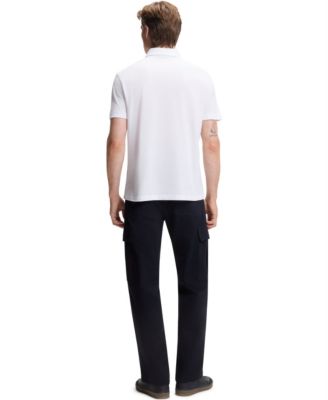 Men's BECKHAM x BOSS Cotton Silk Polo Shirt